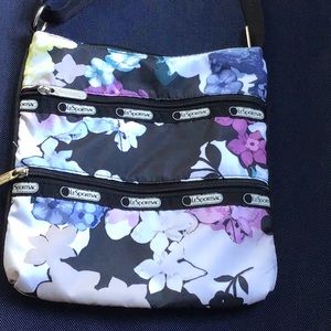 LeSportsac crossbody bag. Floral print